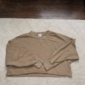 Offline By Aerie Cropped Crewneck Swestshirt